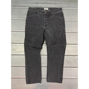 Taylor Stitch Slim Straight Jeans in Washed Black
